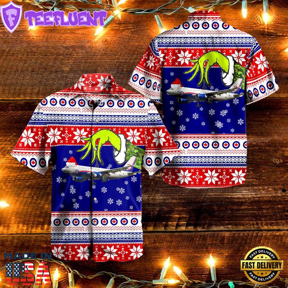 RCAF Airbus CC-150 Polaris (A310-304) Ugly Christmas Hawaiian Shirt