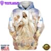 Reaching God's Hand Jesus Is My Savior 3D Hoodies Jesus Hoodie
