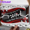 Red Black Jesus Faith Over Fear Running Sneakers Max Soul Shoes For Men And Women