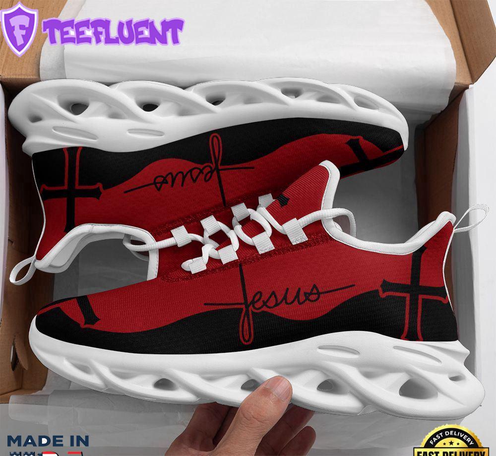 Red Jesus Christ Sneakers Max Soul Shoes For Men And Women
