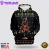 Red Wine Christmas All Over Print 3D Hoodie