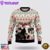 Reindeer Dairy Cow Ugly Christmas Sweater