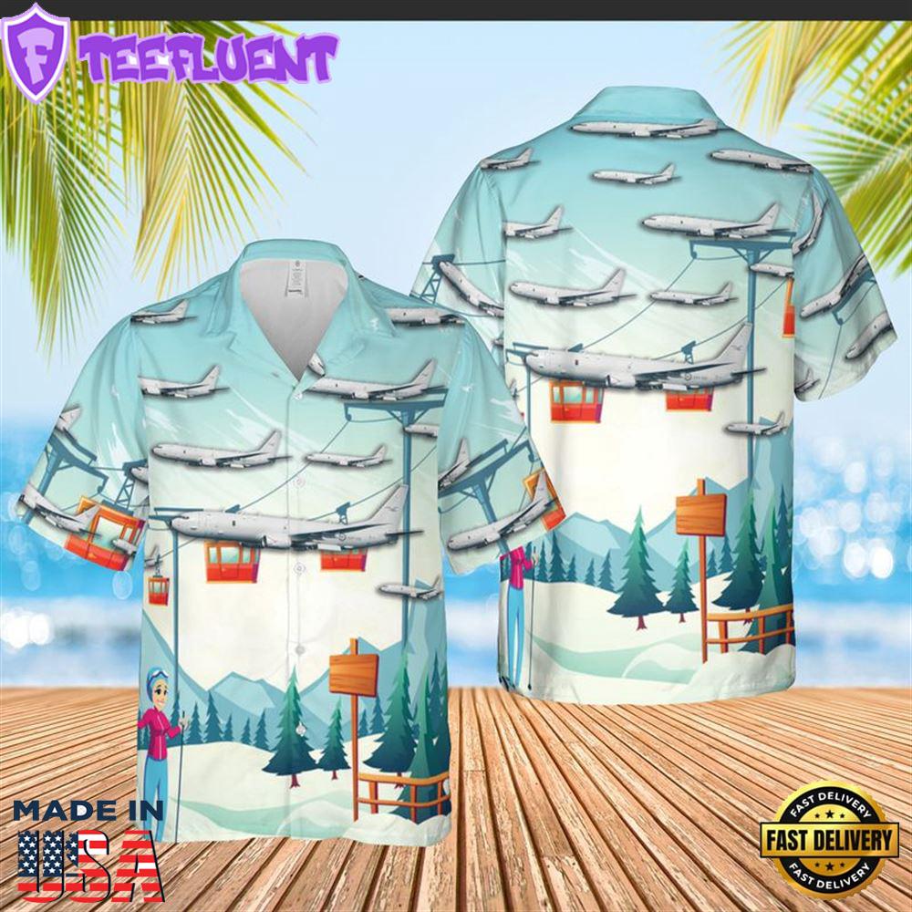 RNZAF Boeing P-8 Poseidon Christmas Hawaiian Shirt