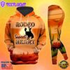 Rodeo Girl All Over Print Leggings Hoodie Set Outfit For Women Gift Xmas
