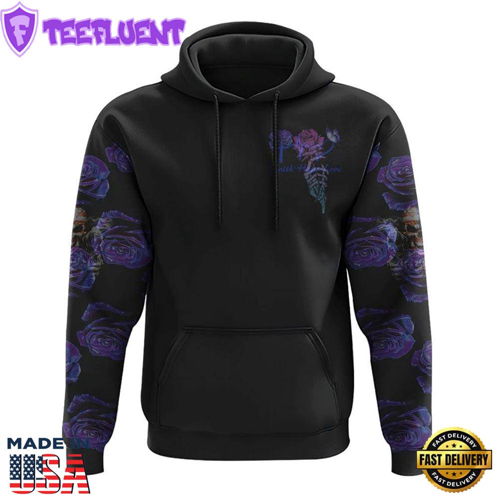 Rose Butterfly Water 3D Hoodie