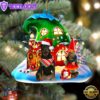 Rottweiler 2 With Rudolph's House Christmas Ornament, Gift For Christmas