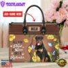 Rottweiler Dog All You Need Is Love And A Leather Handbag