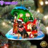 Rottweiler With Rudolph's House Christmas Ornament, Gift For Christmas