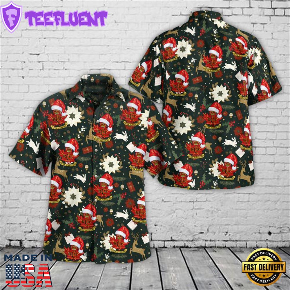 Royal Canadian Army Cadets Christmas Hawaiian Shirt