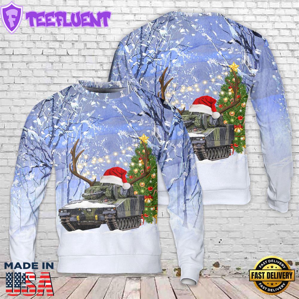 Royal Danish Army CV9035DK Christmas AOP Knitted Sweater