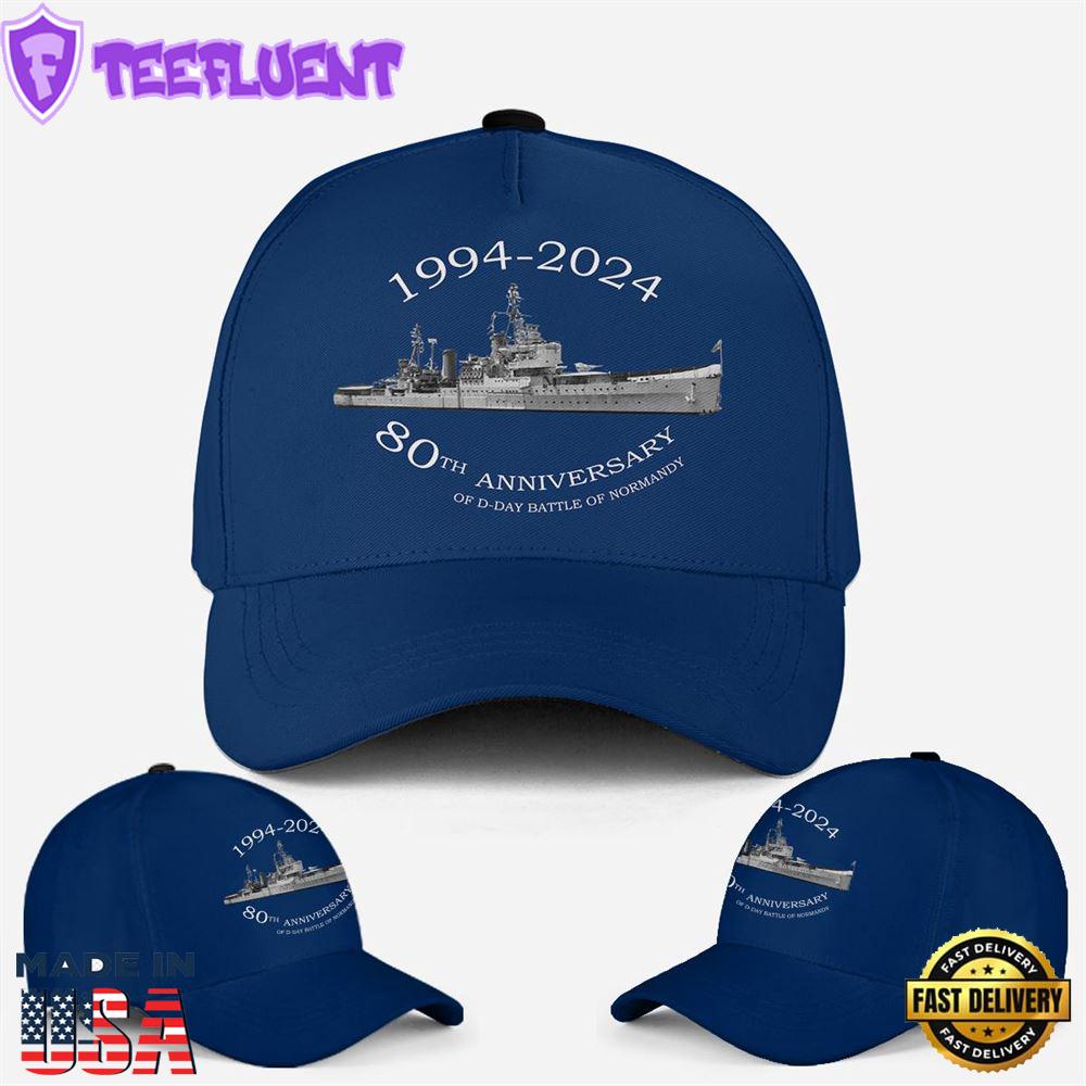 Royal Navy HMS Glasgow (C21) In Omaha Beach Baseball Cap