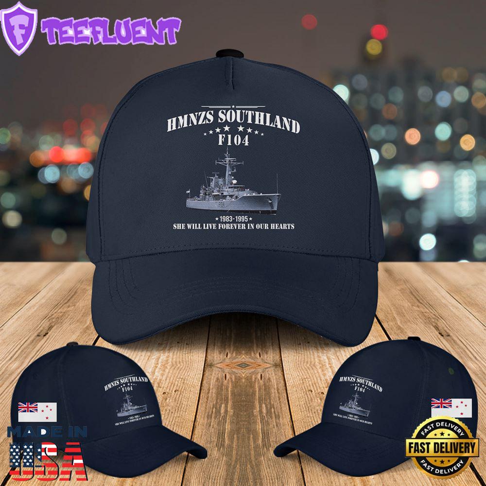 Royal New Zealand Navy HMNZS Southland (F104) Baseball Cap