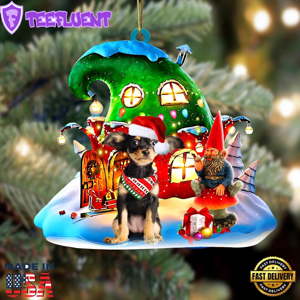 Russkiy Toy With Rudolph's House Christmas Ornament, Gift For Christmas