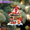 Russkiy-Toy With Mushroom House Christmas Ornament, Gift For Christmas