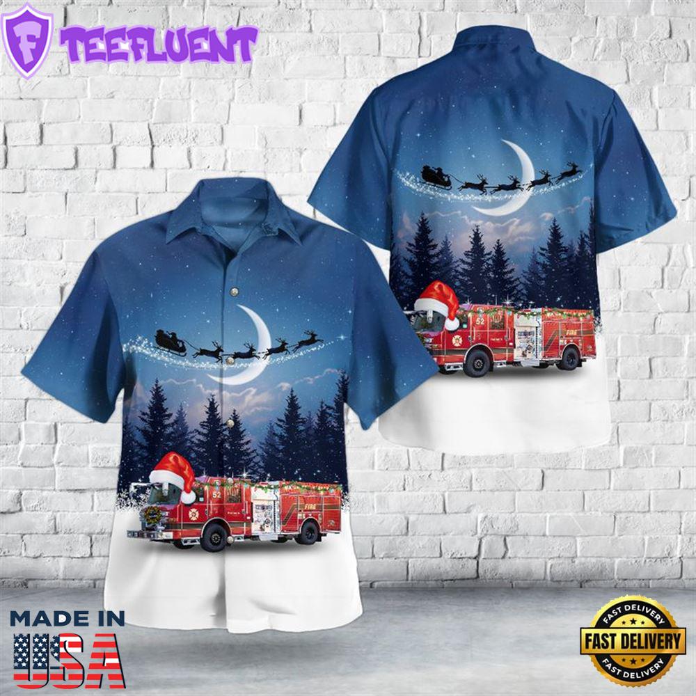 Safety Harbor, Florida, Safety Harbor Fire Department Christmas Hawaiian Shirt