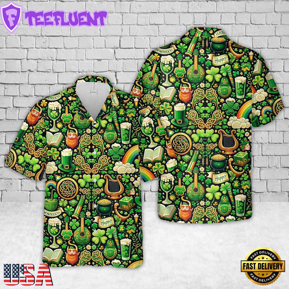 Saint Patrick'S Day Hawaiian Shirt