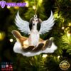 Saluki On The Hands Of Jesus Ornament, Gift For Christmas