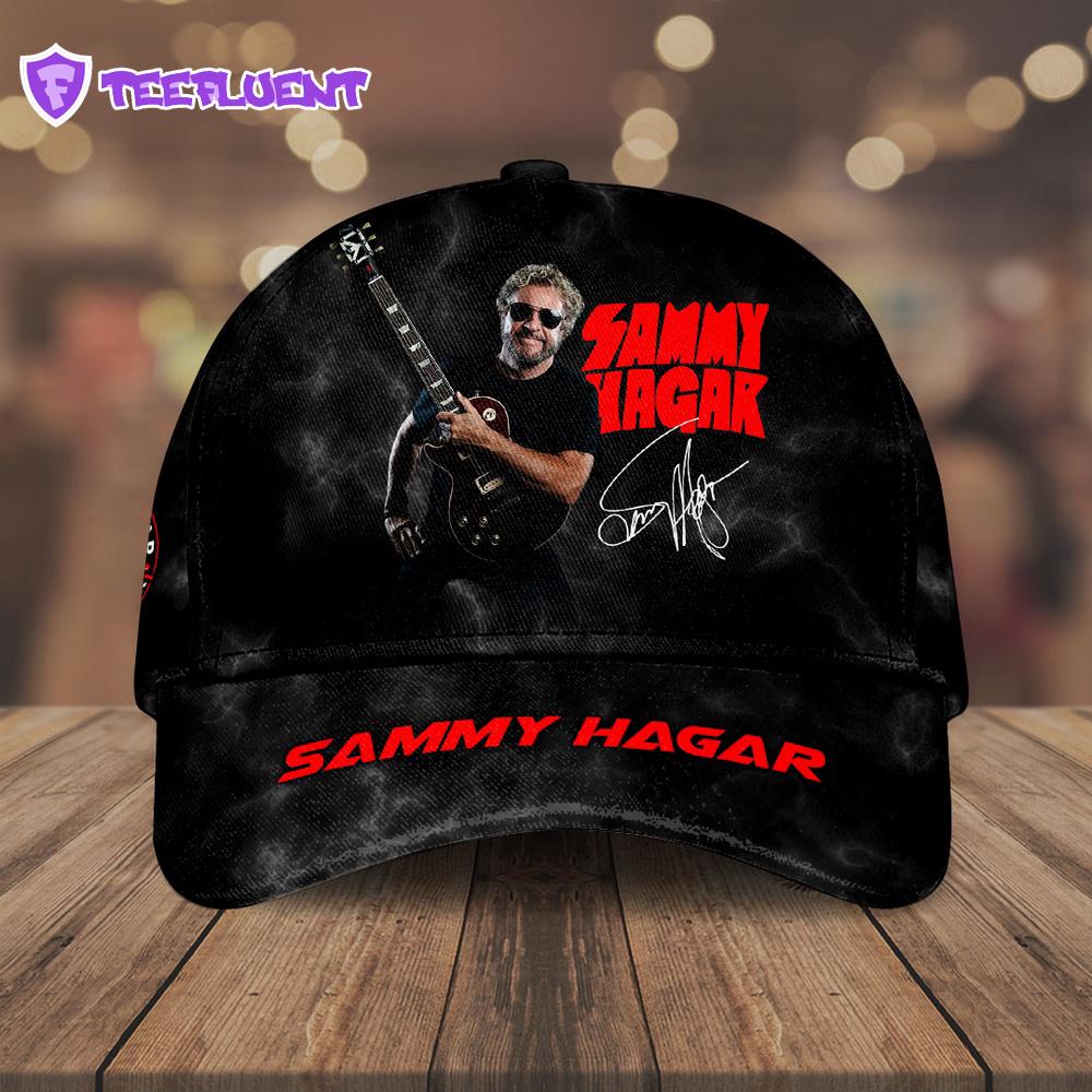 Sammy Hagar Music Signature All Over Print Classic Caps