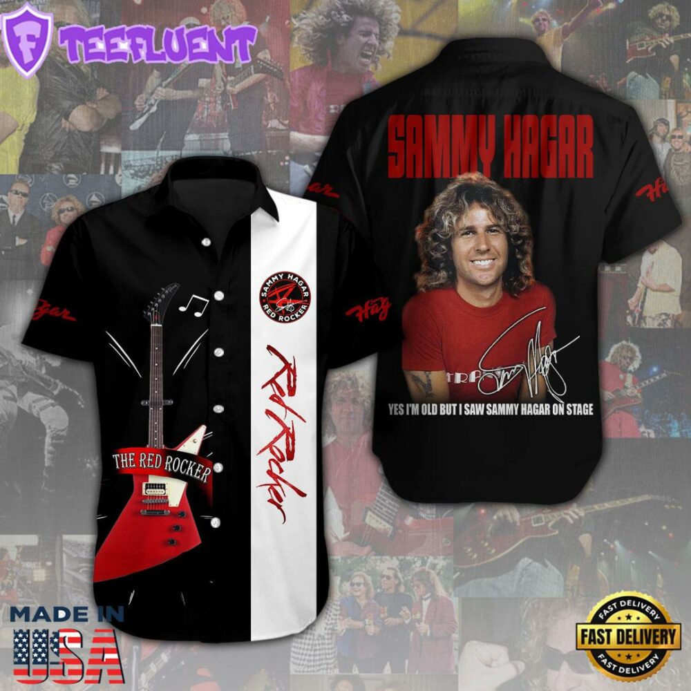 Sammy Hagar Short Sleeve Dress Shirt For Fans