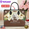 Samoyed Dog Are Not Our Whole Life But They Make Our Lives Whole Leather Handbag