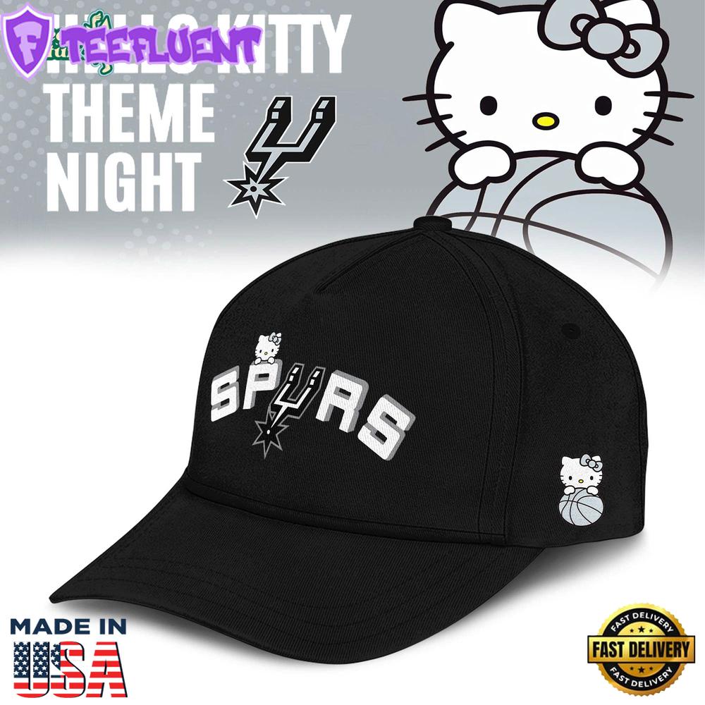 San Antonio Spurs x Hello Kitty Night 2026 Special Edition Cap