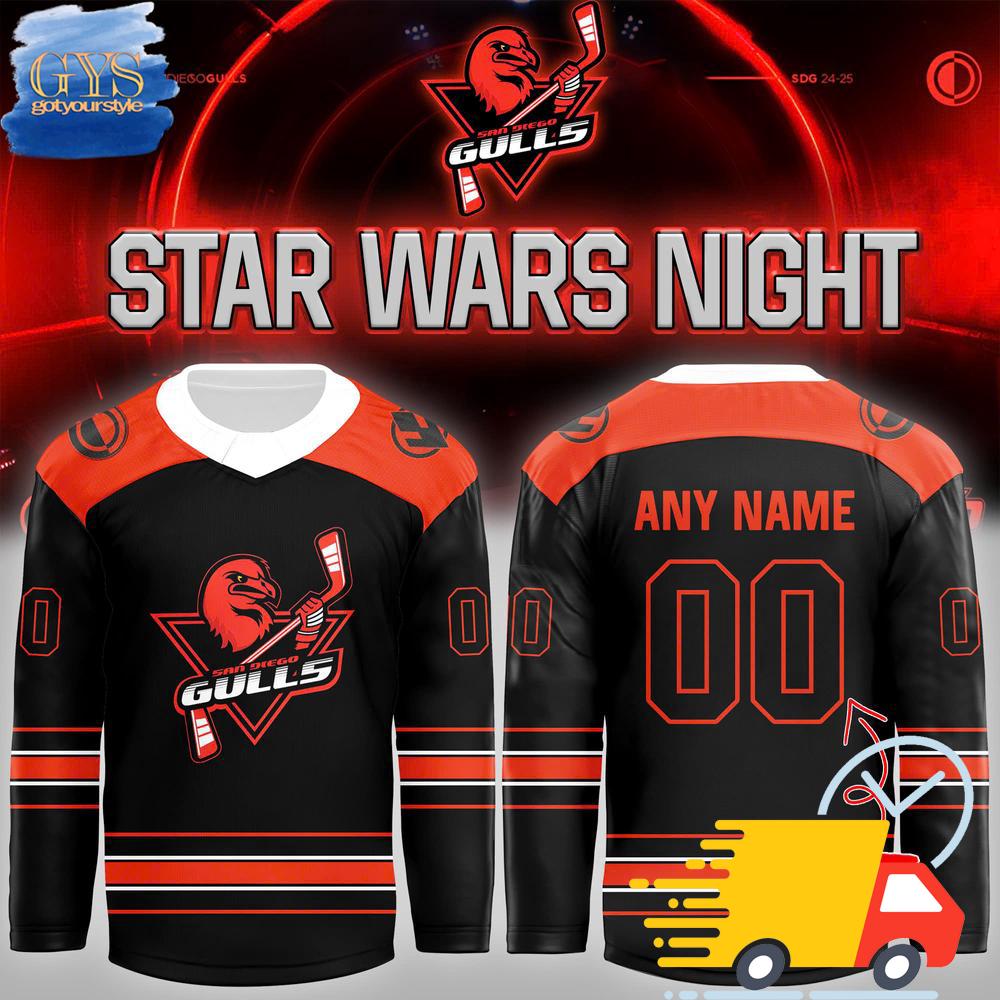 San Diego Gulls Star Wars Limited Edition Jersey
