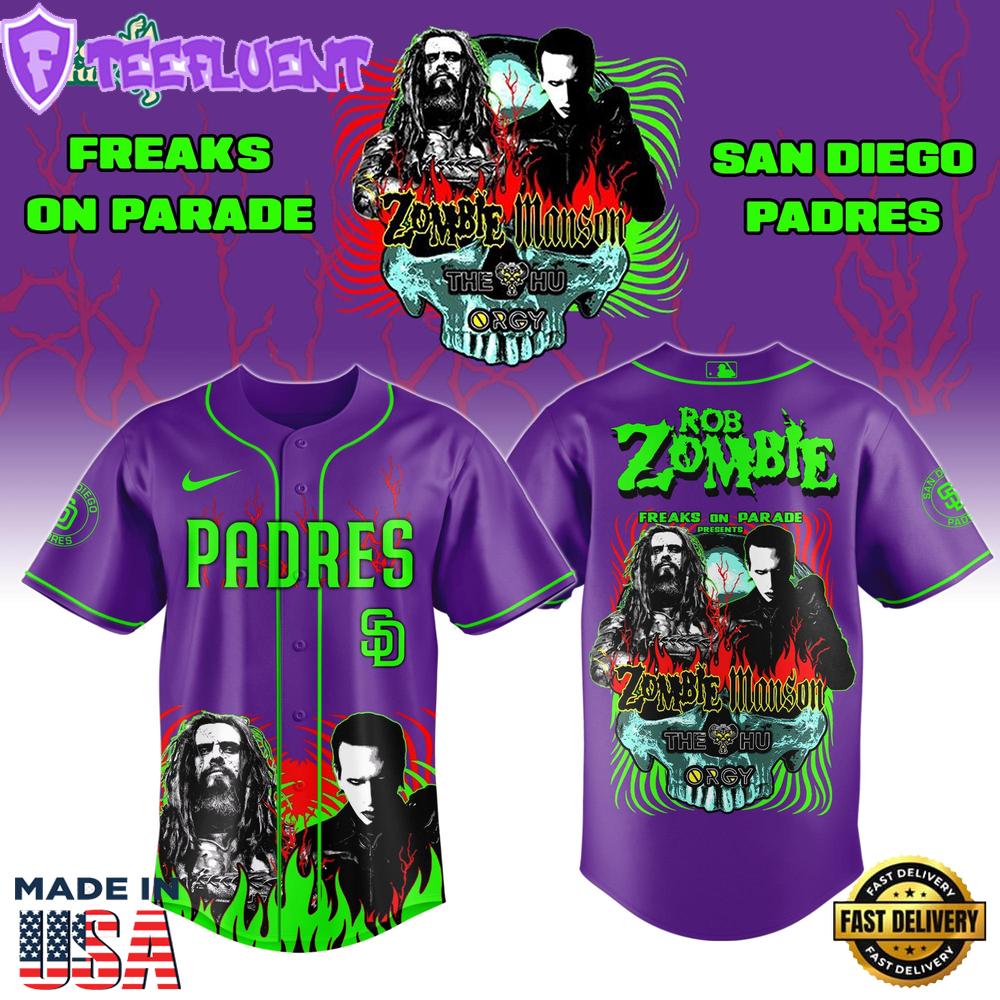 San Diego Padres x Freaks On Parade Tour 2026 Colab Jersey Limited Edition