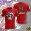San Francisco 49ers Football US Flag All Over Print T-Shirt