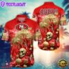 San Francisco 49ers Halloween Skull Pumpkin – NFL Hawaiian Shirt