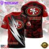San Francisco 49ers Logo All Over Print T-Shirt For Fans