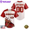 San Francisco 49ers NFL 3D Personalized Baseball Shirt For Fans