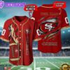 San Francisco 49ers NFL 3D Personalized Baseball Shirt For Fans