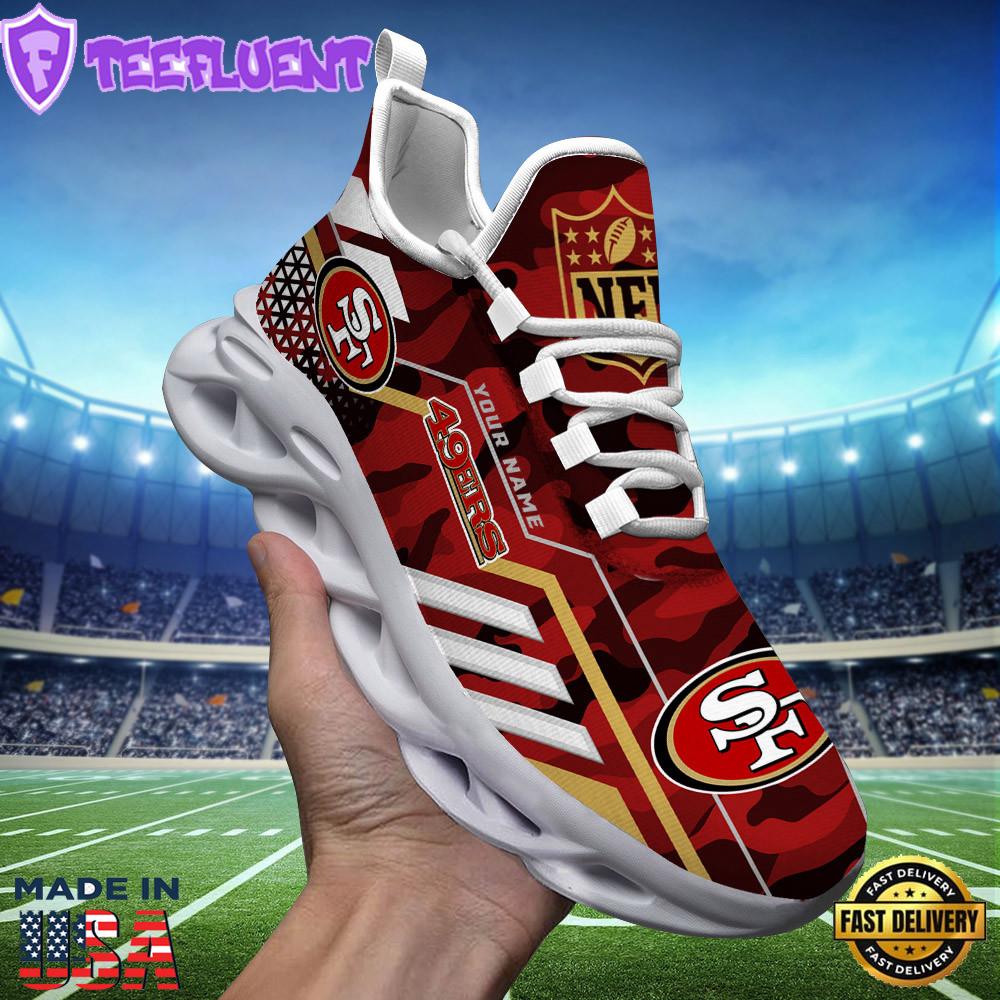 San Francisco 49ers NFL Clunky Max Soul Shoes Personalized