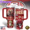 San Francisco 49ers NFL Custom Stanley Quencher 40oz Stainless Steel Tumbler With Handle