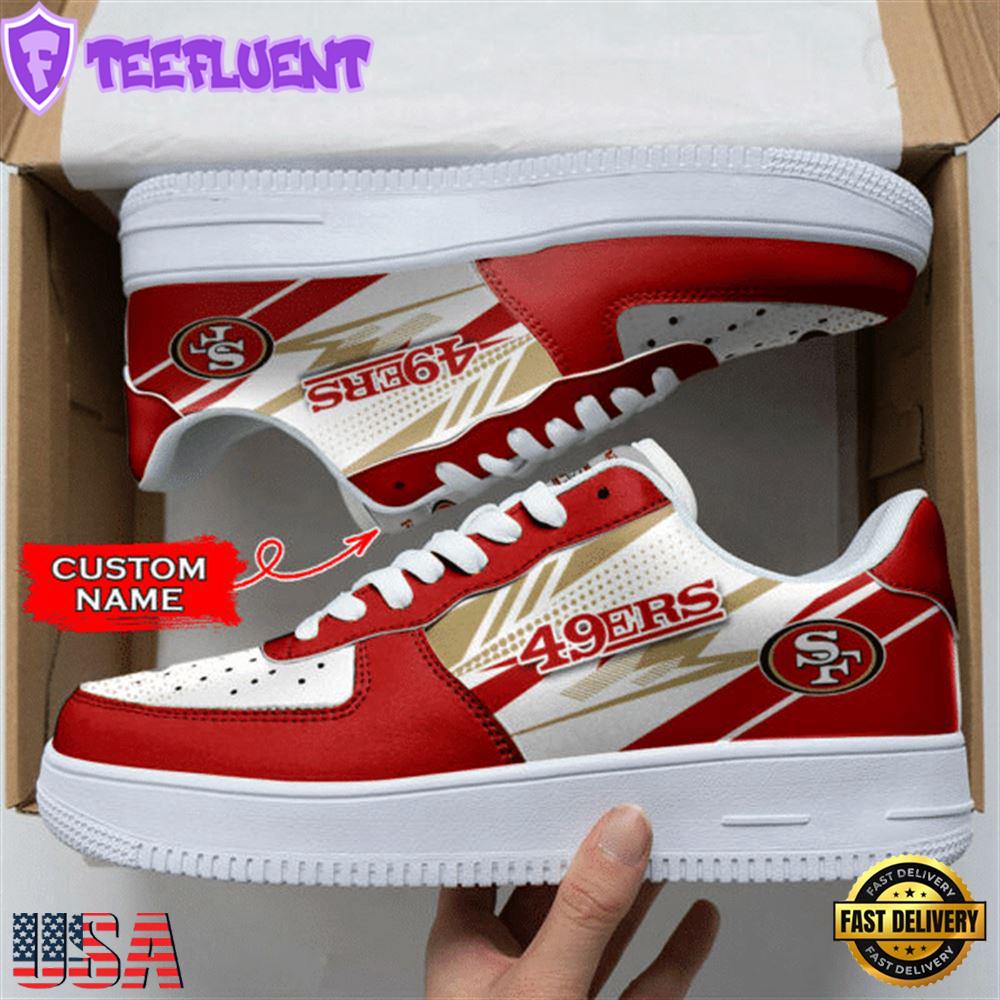 San Francisco 49Ers NFL Personalized Air Force 1 Shoes