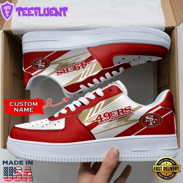 San Francisco 49Ers NFL Personalized Air Force 1 Shoes