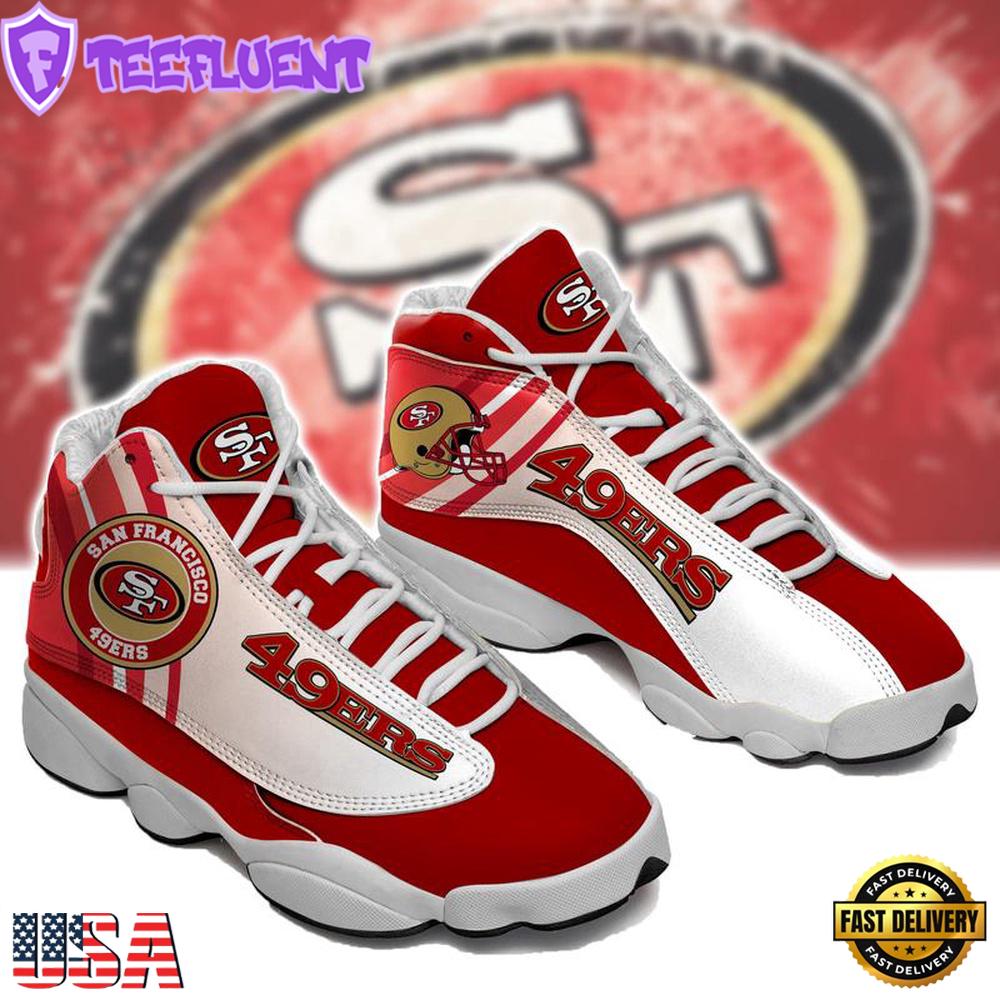 San Francisco 49Ers NFL Ver 3 Air Jordan 13 Sneaker - Gift For Fans
