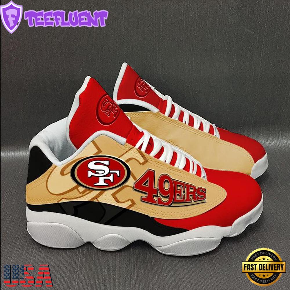 San Francisco 49Ers NFL Ver 4 Air Jordan 13 Sneaker - Gift For Fans