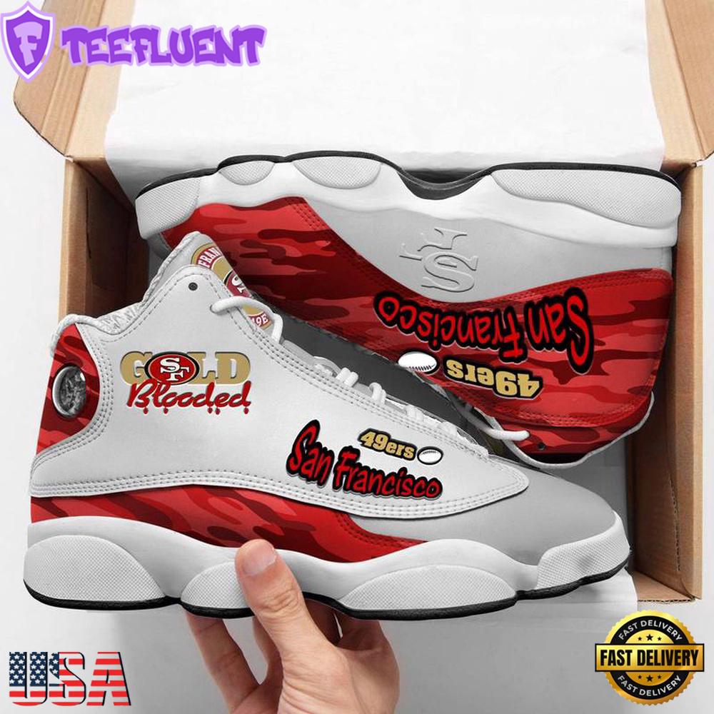 San Francisco 49Ers NFL Ver 8 Air Jordan 13 Sneaker - Gift For Fans