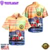 San Francisco Fire Department (SFFD) Fire Engine Christmas Hawaiian Shirt