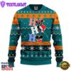 San Jose Sharks Hohoho Mickey Christmas Ugly Sweater