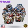 Santa Claus Christmas 2 All Over Print 3D Hoodie