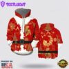 Santa Claus Costume for Christmas Cool All Over Print 3D Hoodie
