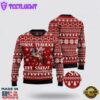 Santa Claus Horse Through The Snow Red Ugly Christmas Sweater For Men And Women