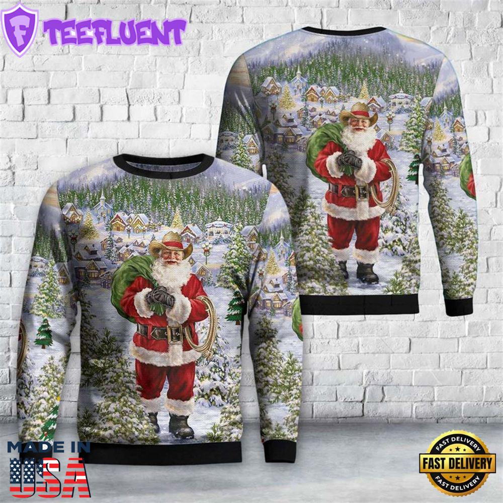 Santa Claus Ugly Christmas Sweater For Men And Women