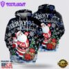 Santa Merry Christmas All Over Print 3D Hoodie