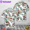 Santa Parachute Christmas Hawaiian Shirt