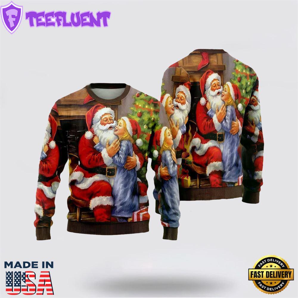 Santa's Loves Ugly Christmas Sweater For Men And Women