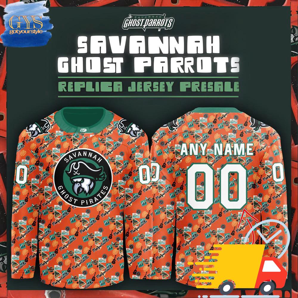 Savannah Ghost Pirates 2025 Margaritaville Custom Jersey