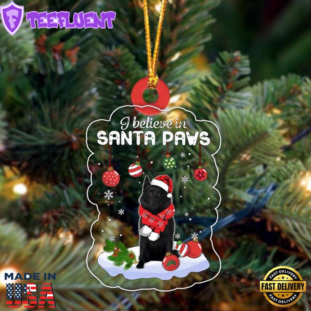 Schipperke Christmas Ornament, Gift For Christmas